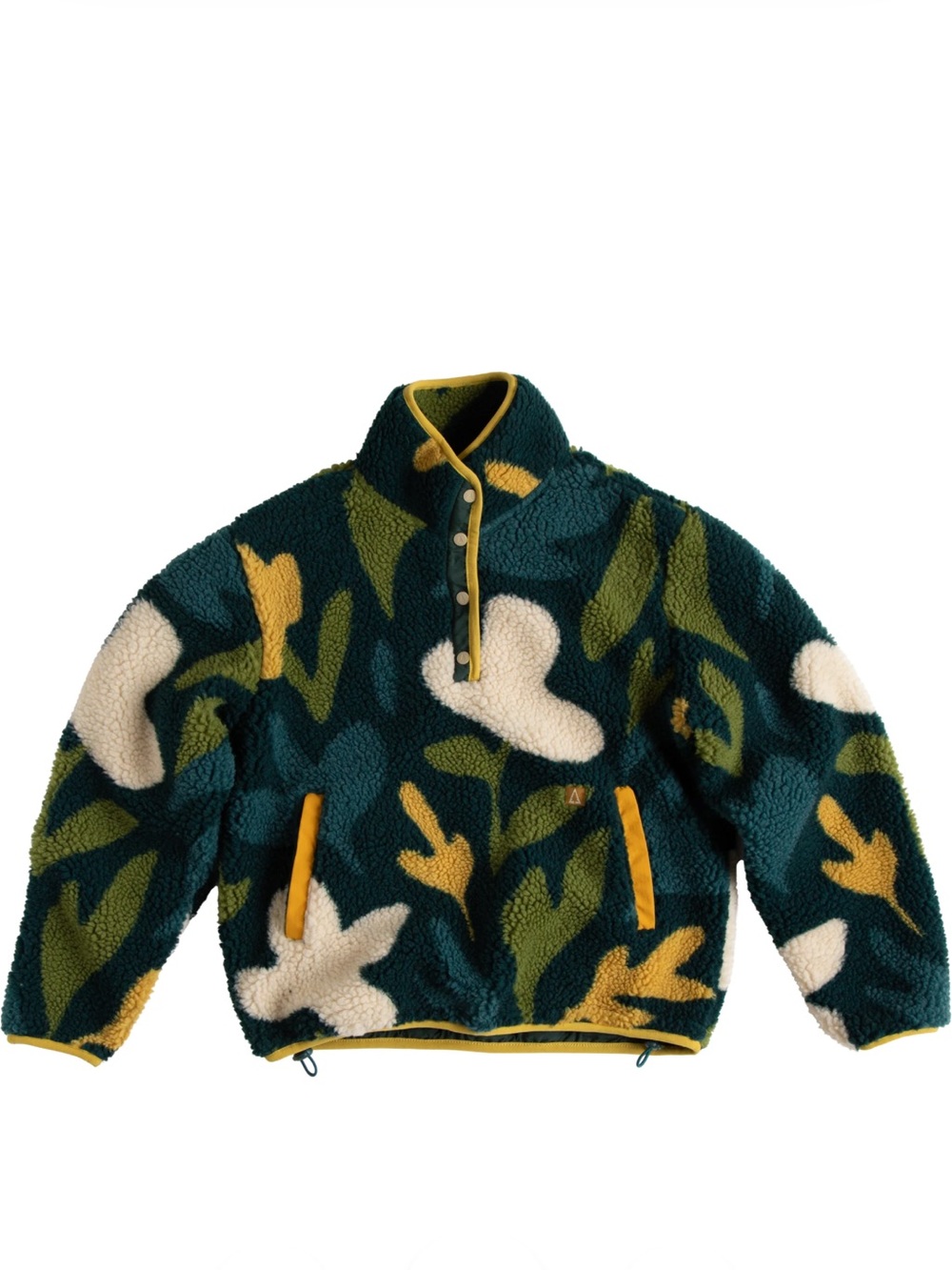 The Landmark Project Haven Women's Half Snap Sherpa Forest Canopy / XS NWT